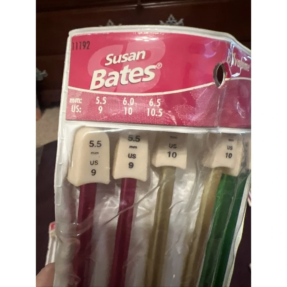 Vintage Susan Bates Silvalume Knitting Needle Sets 11191 11192 11193 Lot of 3